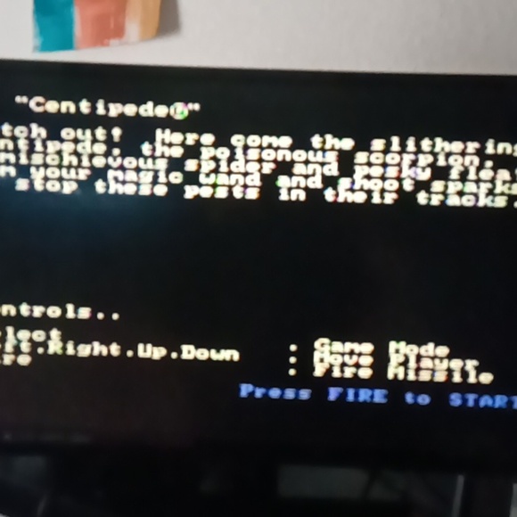 Atari 2600 Plug & Play Joystick 8 games in 1- Asteroids, Centipede, see below - Picture 5 of 15